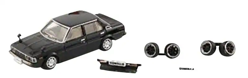 BM CREATIONS 1/64 Toyota Corolla E70 schwarz (LHD)