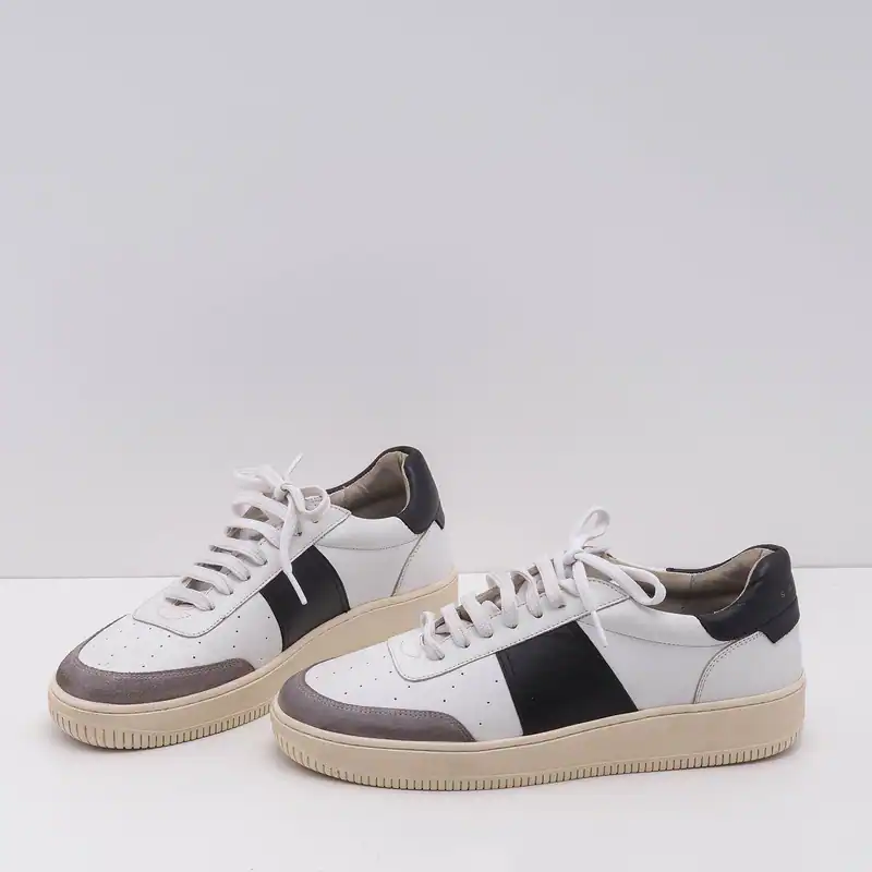 Sandro Sneaker Weiß Gr. 41 Herren Leder Turnschuhe Low-Top SHACH00454