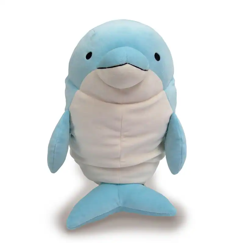 Shinada Global Mochi Serie Delfin hellblau großes Plüschtier