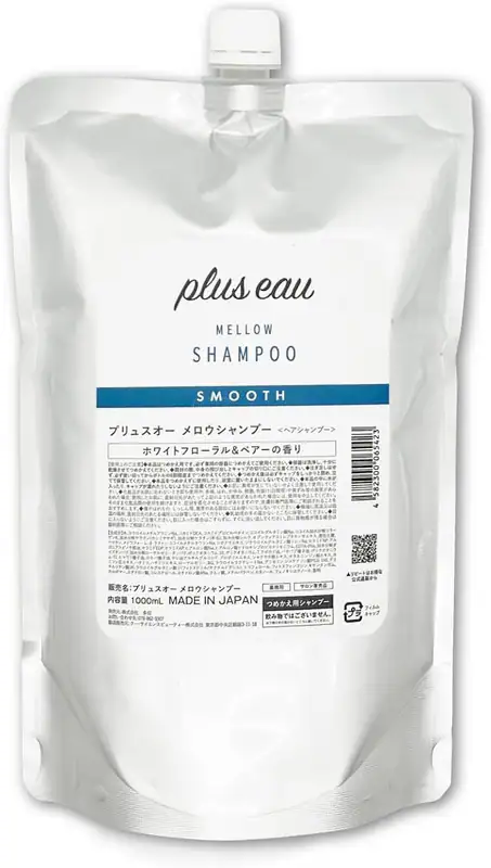 plus Eau Mellow Shampoo Nachfüller, großes Fassungsvermögen 1000ml