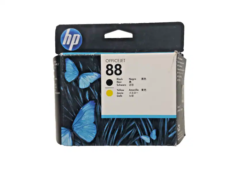 Original Druckkopf HP 88 C9381A schwarz gelb unbenutzt DATUM 09/2015