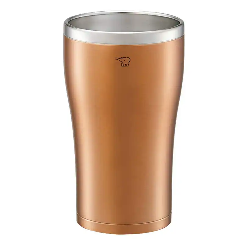 ZOJIRUSHI Thermoskanne Edelstahl Zungenunschärfe Becher 450 ml klar Kupfer