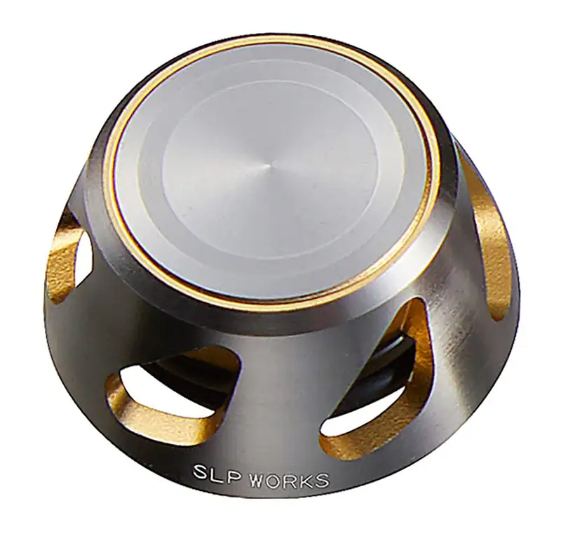 Daiwa Slp Works 22 SLPW Spinngriffkappe S Silber Gold