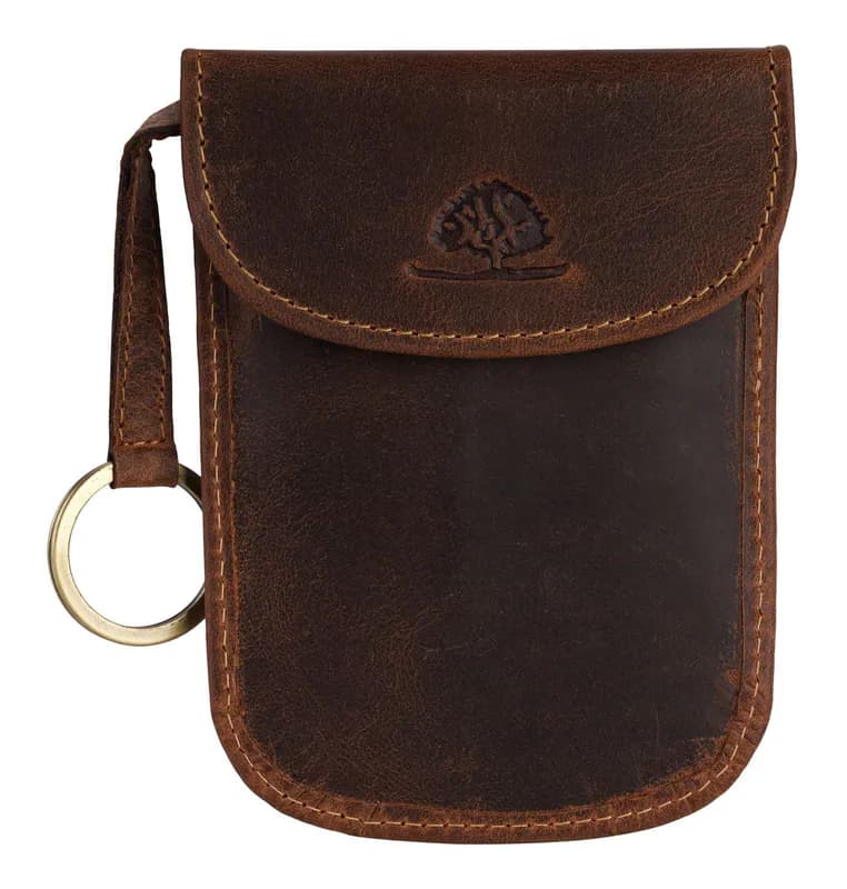 GREENBURRY Vintage Key Case Big Schlüsselmäppchen Brown braun Neu
