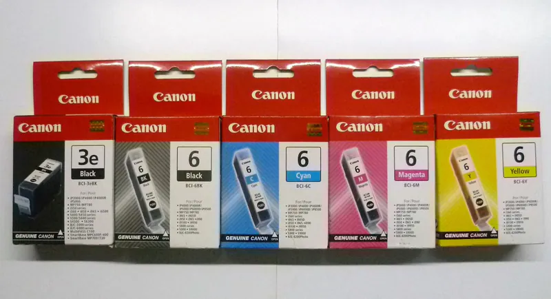 Original Canon Set für Pixma iP5000 MP750 MP780 (5 Patronen)