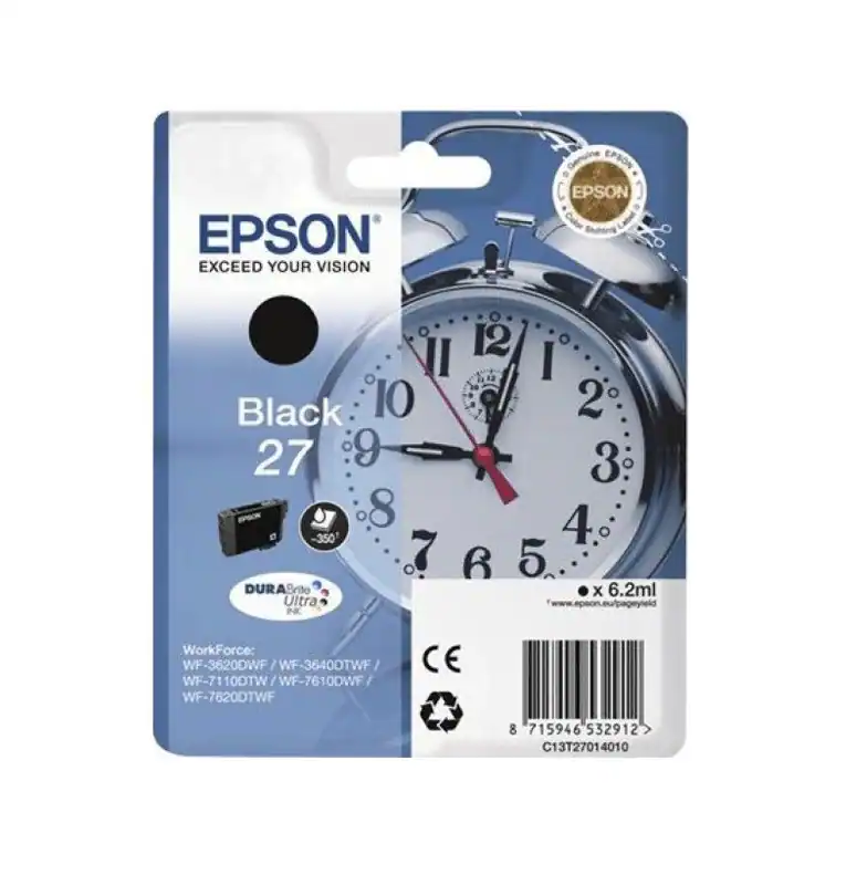 Original Epson 27 T2701 schwarz - OVP DATUM 09-11/2023