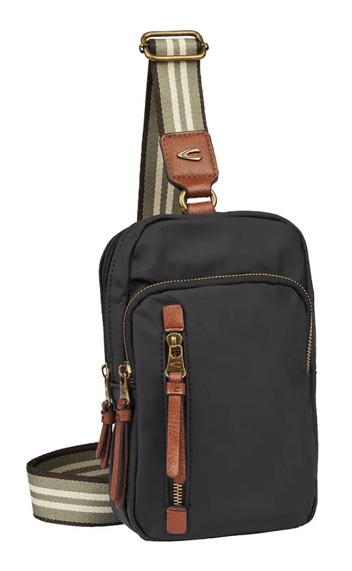 camel active Bari Sling Backpack Handytasche Umhängetasche Tasche Black schwarz