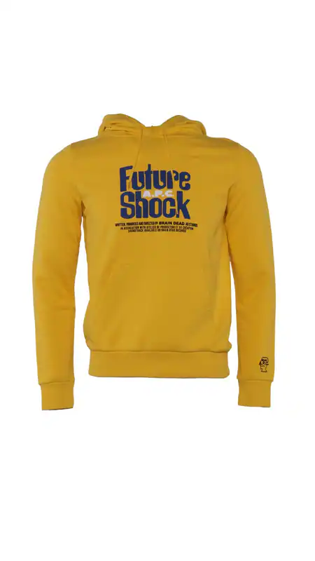 A.P.C x Brain Dead Herren Spacy F Hoodie Gelb Größe S F27558