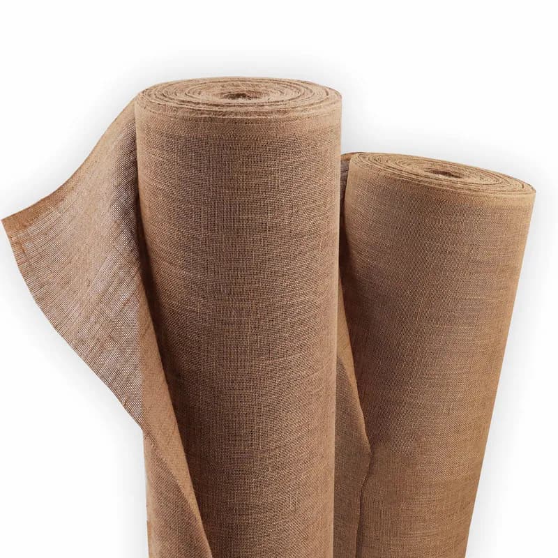 20m x 1m Jutegewebe 305g/m² Jutematte Gartenjute Jute Stoff Sackleinen Juteband