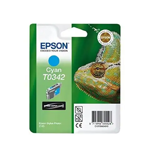 Original Epson T0342 cyan Chamäleon Stylus Photo Foto 2100 R2100 2200 o.V.