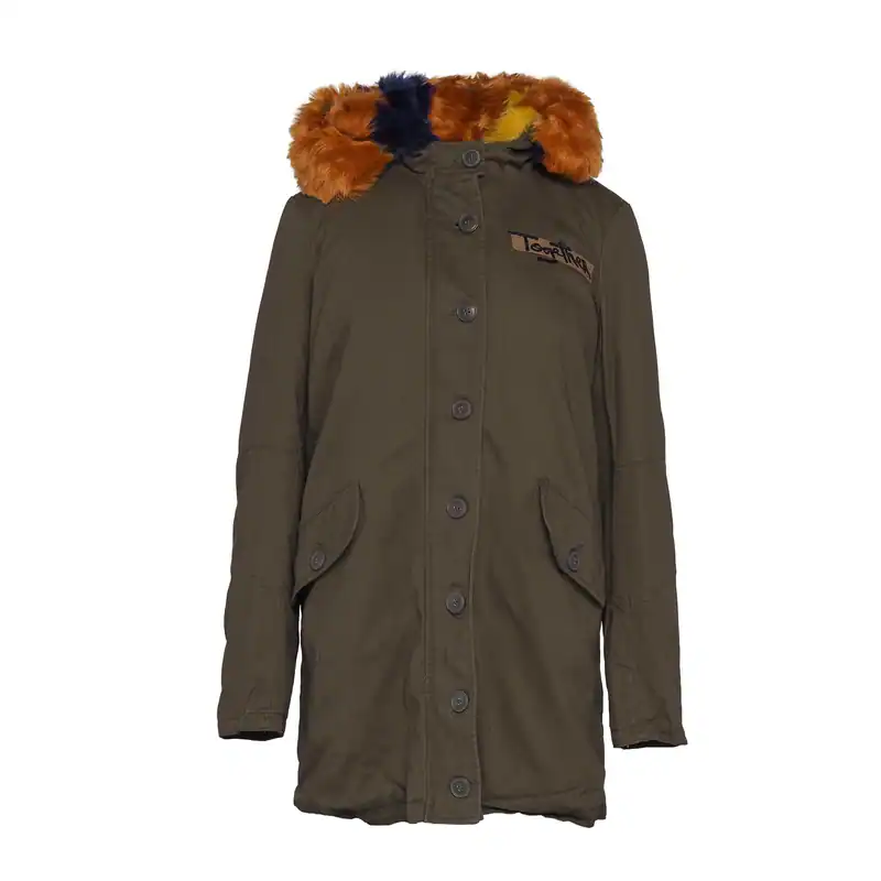 Desigual Damenjacke Größe S Kunstfellparka 22WWEWX3
