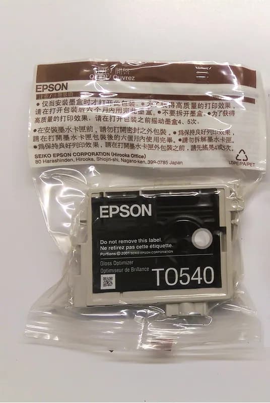 Original Epson T0540 Gloss Optimizer Frosch Stylus Foto Photo R800 R1800