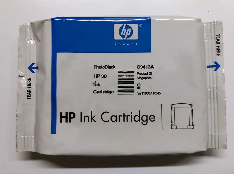 Original HP 38 foto schwarz C9413A Photosmart Pro B8850 B9180