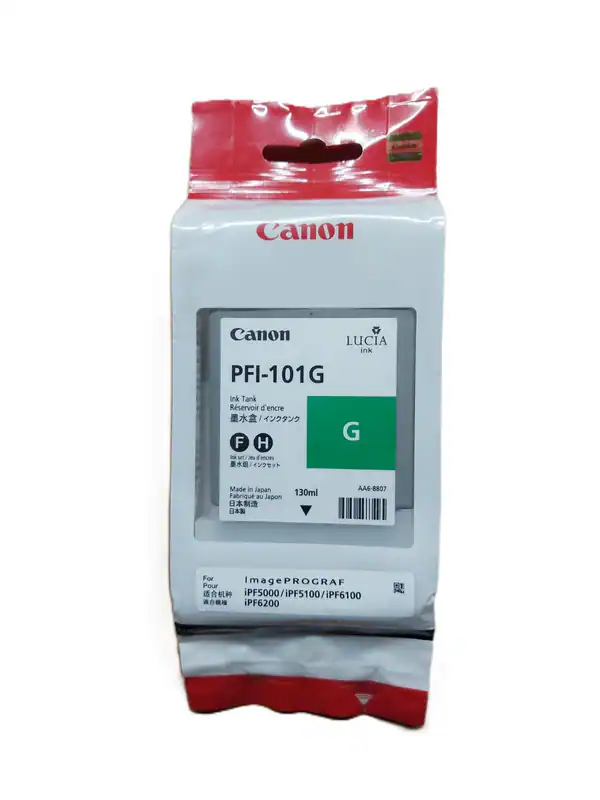 Original Canon PFI-101G grün green ImagePROGRAF iPF5000 iPF5100 iPF6100 iPF6200