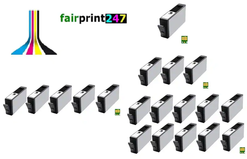 XL Patronen für HP ersetzt HP 920 schwarz 32ml kein original oder Fotopapier