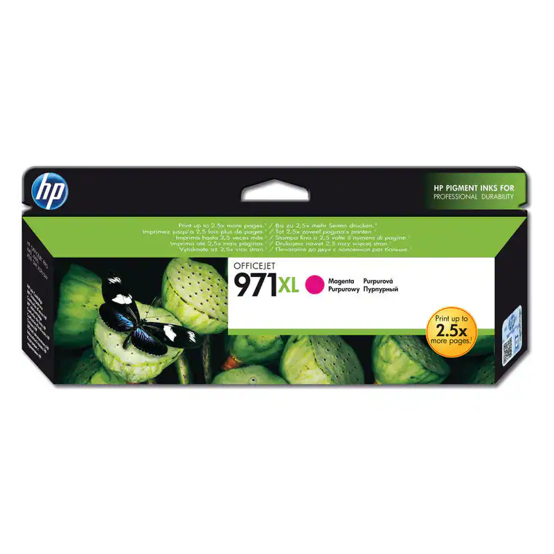 Original HP 971XL magenta OfficeJet Pro X451 X476 X551 DW X576 DATUM 2019-2021