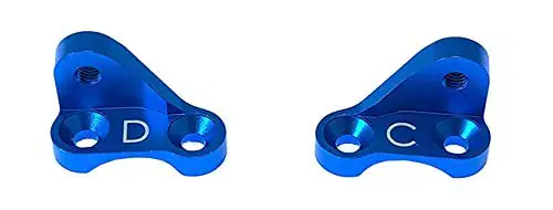 Aluminiumgehäuse Pivot C/Dset blau für Tamiya CC-02 SCC-14B