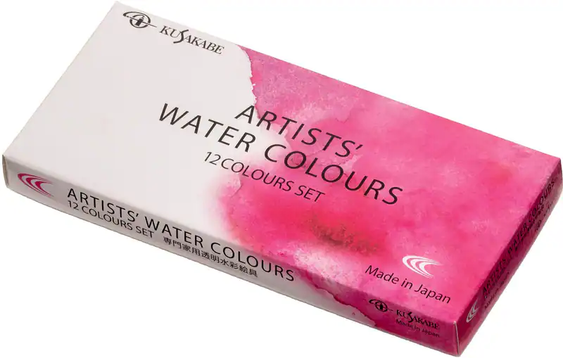 Kusakabe transparente Aquarellfarbe 12Farben Set 5ml (Nr. 2) 12 Farben Set