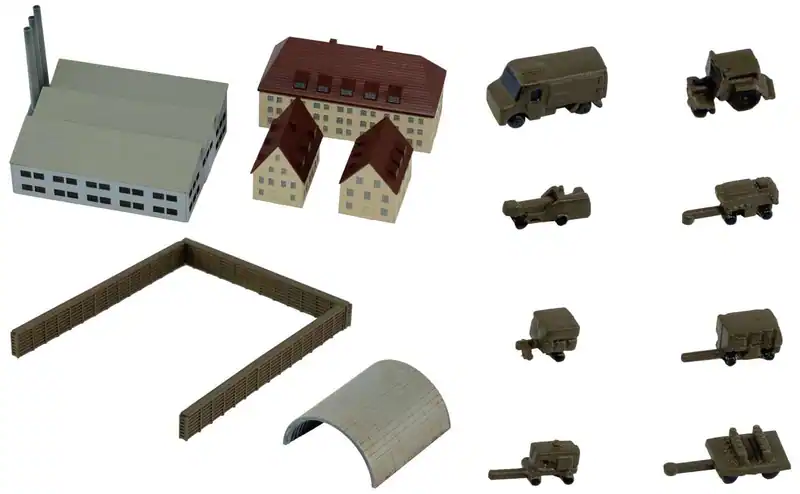 SPseries Structure Set 6 (aktueller Bunker, Schutzwand, Bodenstützgerät