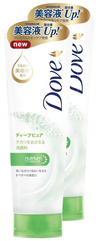Dove Deep Pure Gesichtsreiniger 130g x 2 Stück