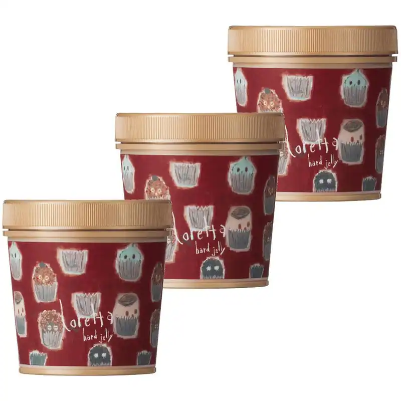 Loretta Hard Jelly 300g x 3er Pack, Rosenduft Haarwachs