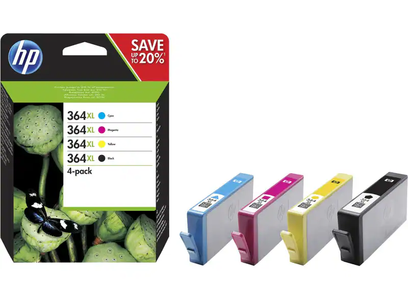 HP 364XL MultiPack - 4 original Patronen BK/C/M/Y OVP DATUM 2018
