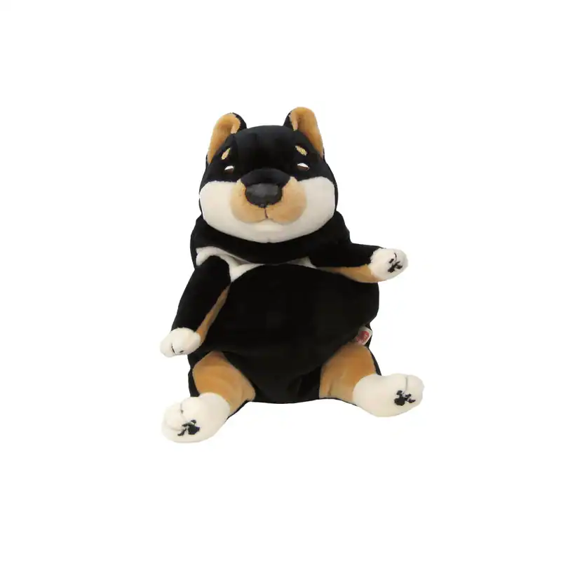 Shinada Global Mochi Serie Schwarz Shiba Inu (S) Plüschtier