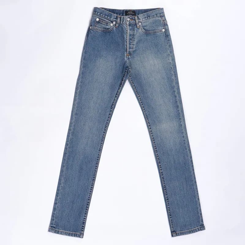 A.P.C. Damen Jeans Blau Petit New Standard Denim Hose Gr. 25 COZZK-M09047