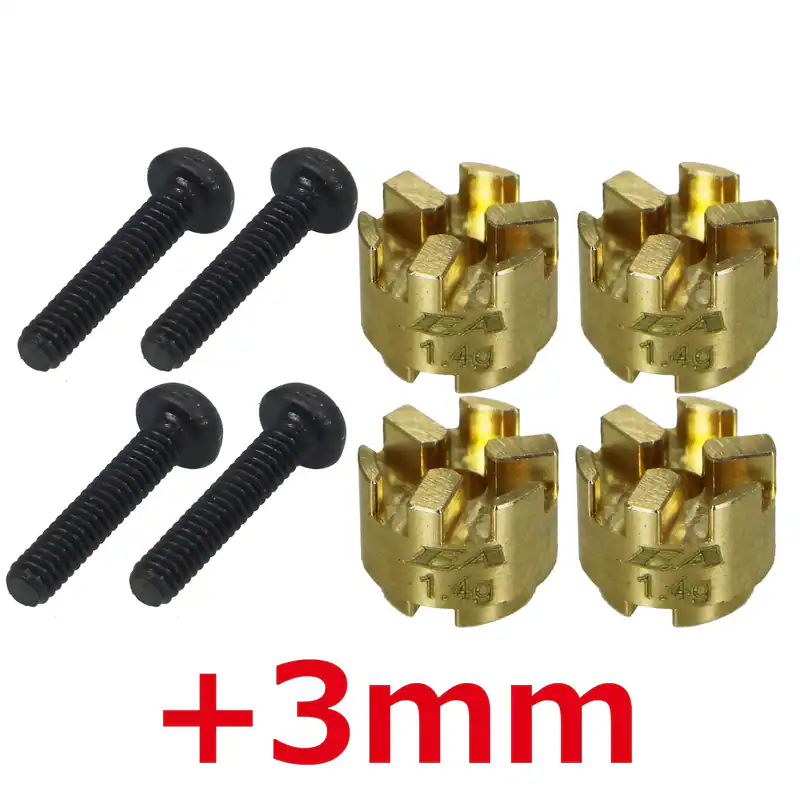 EAGLE RACING Messingfolie Spacer +3: für MINI-Z 4X4 (4 Stück)
