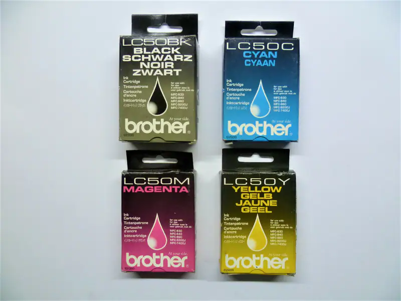 4 x Original Brother LC50 C M Y BK MultiPack MFC-830 840 860 9200J 7400J