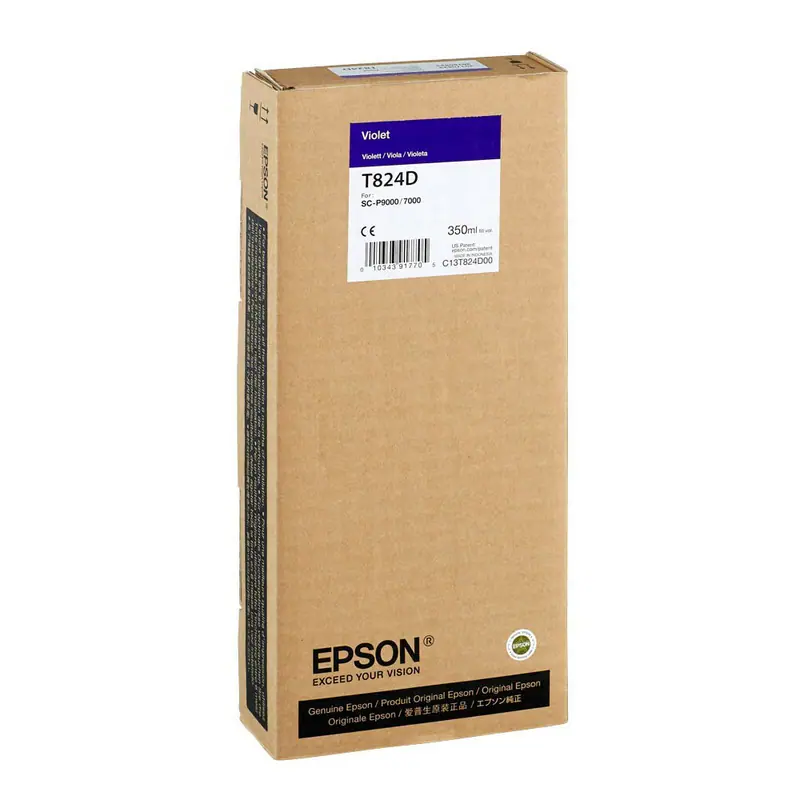 Original Epson T824D violet SureColor SC-P6000 P7000 P8000 P9000 DATUM 05/2020