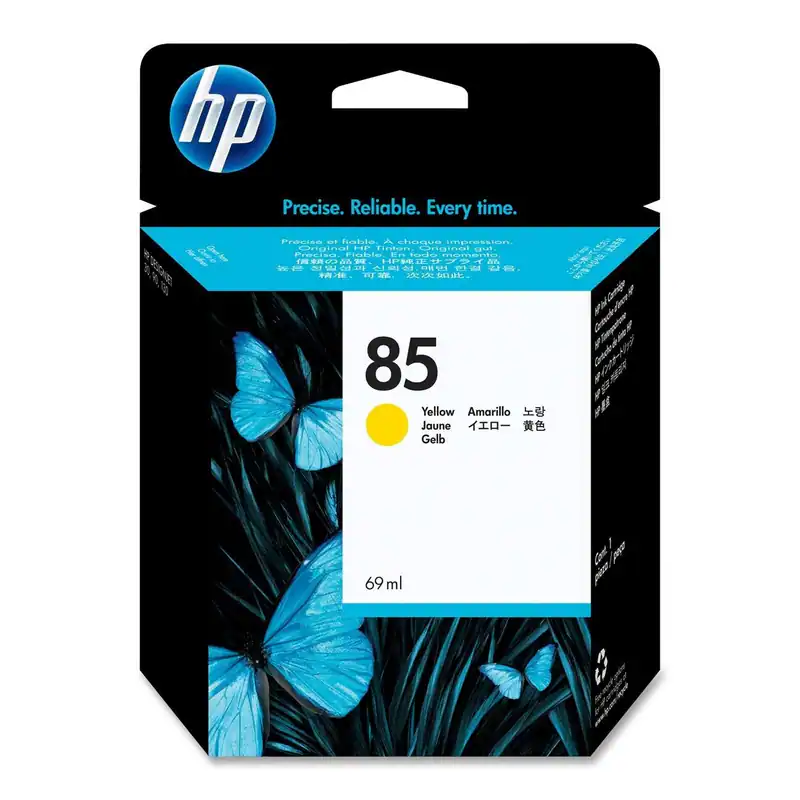 Original HP 85 gelb yellow DesignJet Design Jet 30 90 130 OVP DATUM 03/2022
