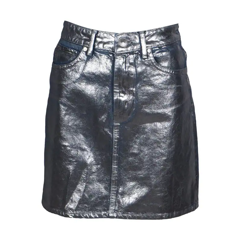 Sandro Paris Damen Jeansrock Blau Denim Minirock Gr. 36 FR DE 34 J4317E