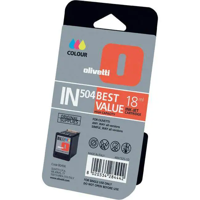 Original Olivetti IN504 color Any_Way Any Way Simple_Way Simple B0496 ------ OVP