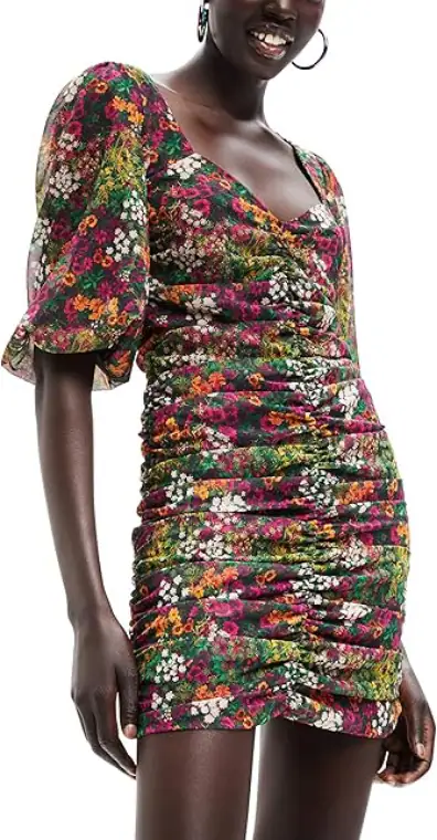 Desigual Damenkleid Größe M Floral 20WWVWXH