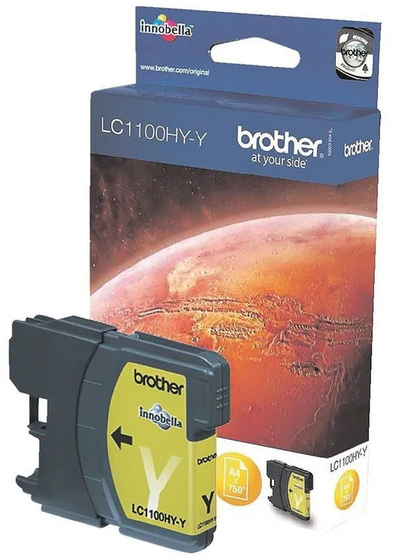 Original Brother LC1100HY-Y LC1100HYY gelb yellow OVP DATUM 10/2018