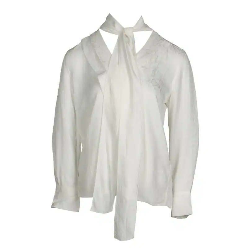 Sandro Paris Damenbluse Größe 1 / S Krawatte SFPTO00400