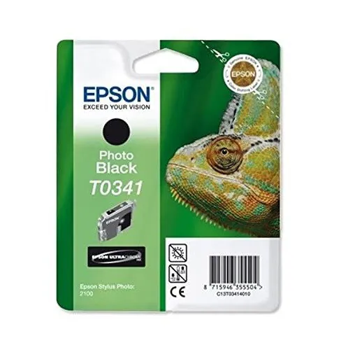 Original Epson T0341 photo foto schwarz Stylus Photo Foto 2100 R2100 2200 o.V.
