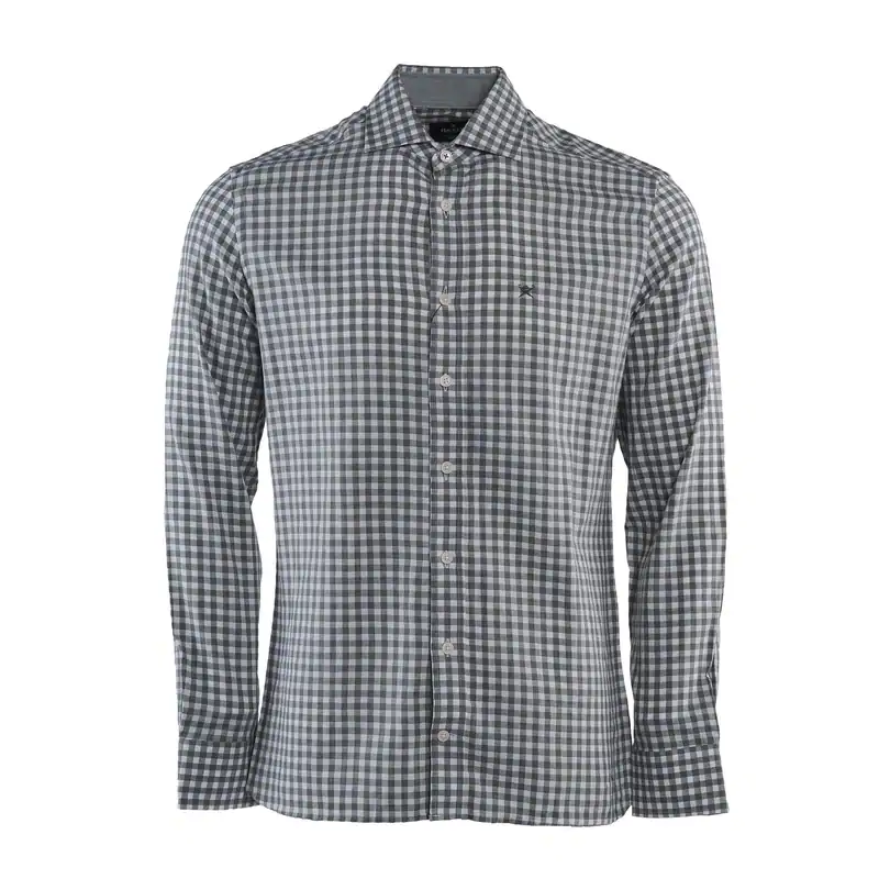 Hackett London Herren Hemd Grün Kariert Gingham 100% BW HM308859 Gr. S