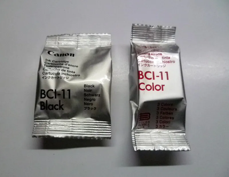 2 x Original Canon BCI-11BK BCI-11C schwarz color BJC-50 BJC-70 BJC-80 BN700
