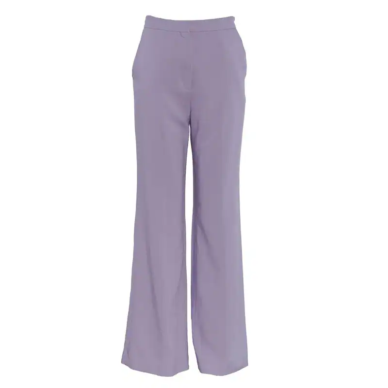 Sandro Hose Lila Gr. 36 FR / S Damen Weites Bein Wide Leg SFPPA00909