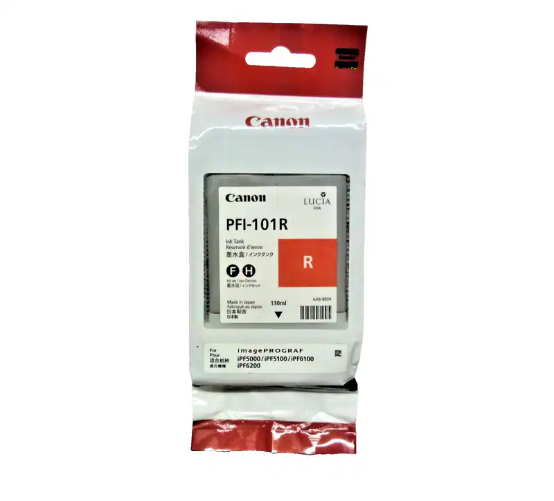 Original Canon PFI-101R rot red ImagePROGRAF iPF5000 iPF5100 iPF6100 iPF6200 OVP