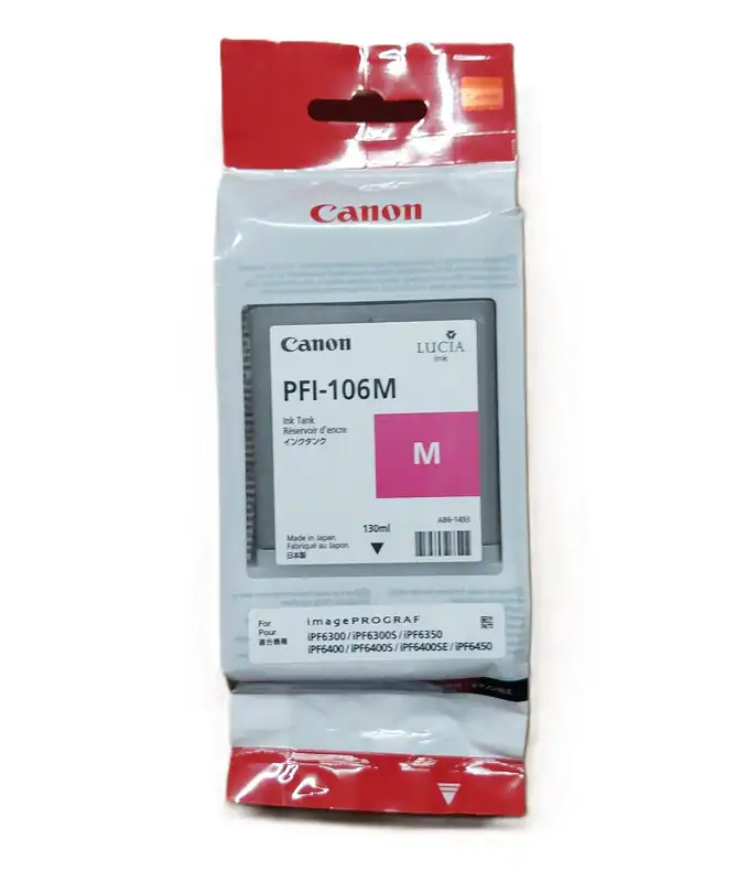 Original Canon PFI-106M magenta 130ml iPF6300 iPF6350 iPF6400 DATUM 08/2024