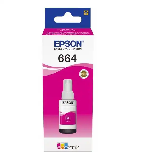 Original Epson 664 T6643 magenta 70ml ecotank DATUM 05/2025