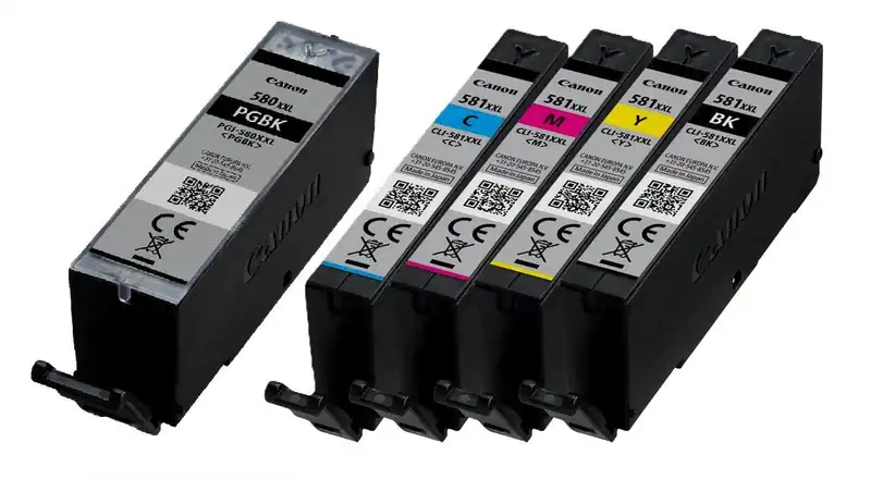 Original Canon MultiPack 5 Patronen - PGI-580XXL CLI-581XXL PGBK BK C M Y