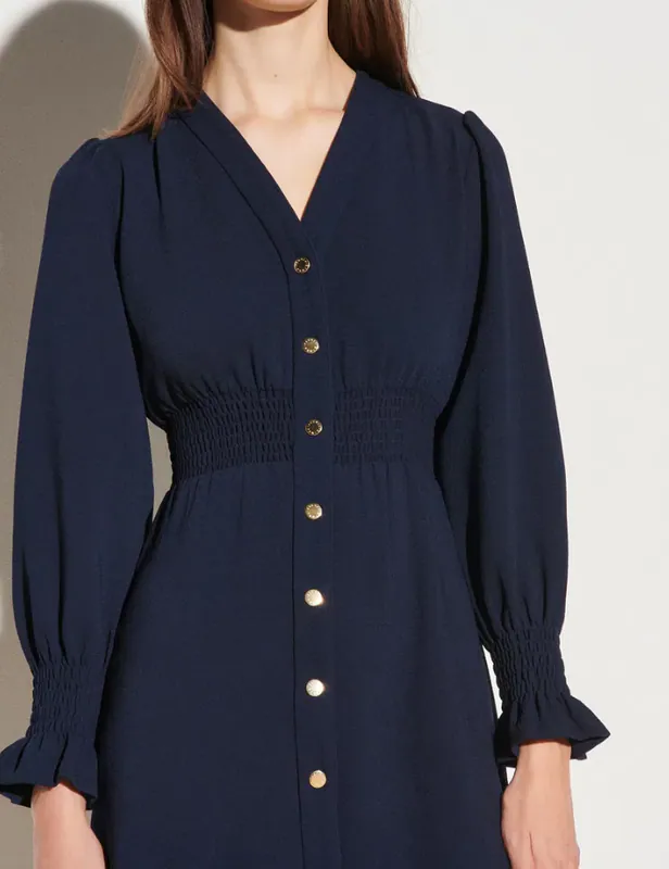 Sandro Kleid Blau Gr. 38 Damen Minikleid Kurz Smokkleid Kleid SFPRO01491