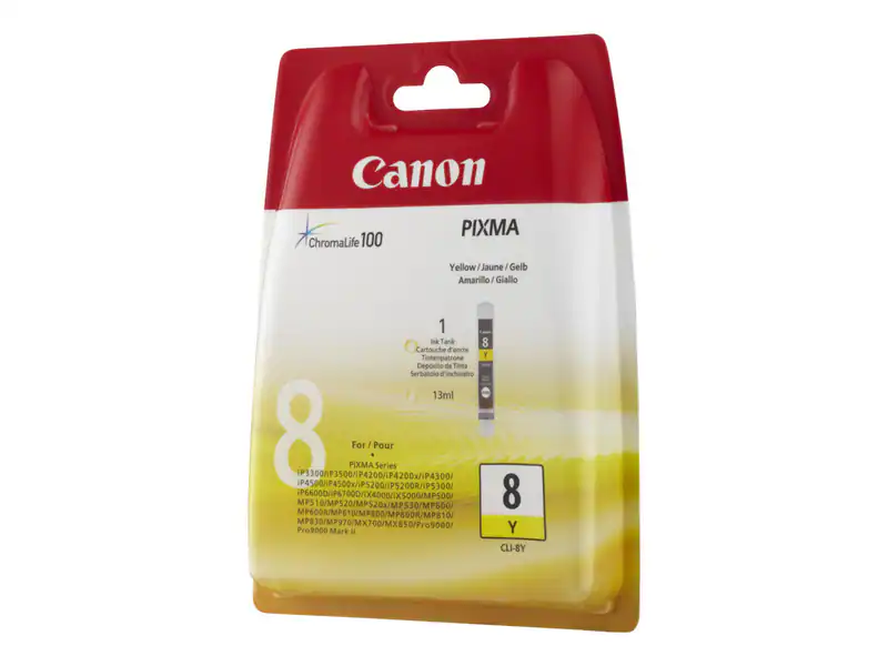 Original Canon CLI-8Y gelb yellow Pixma iP3300 iP3500 iP4200 iP4300 - o.V.