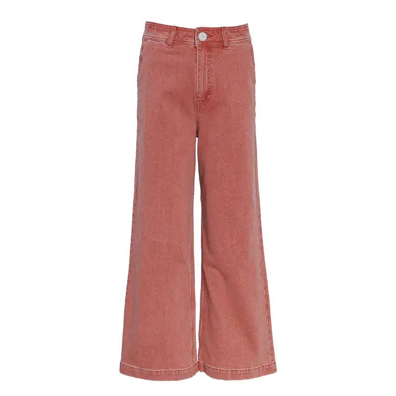 Benetton Jeans Rosa Baumwolle W28 Damen Hose Gerade Straight 41FB57555