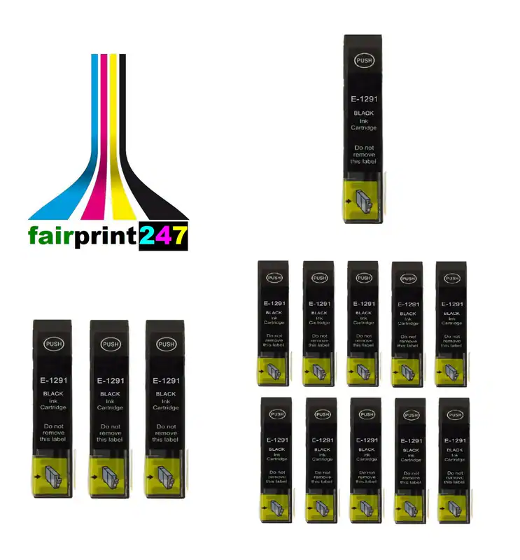 XL Druckerpatronen für Epson ersetzt T1291 schwarz 16ml kompatibel kein original