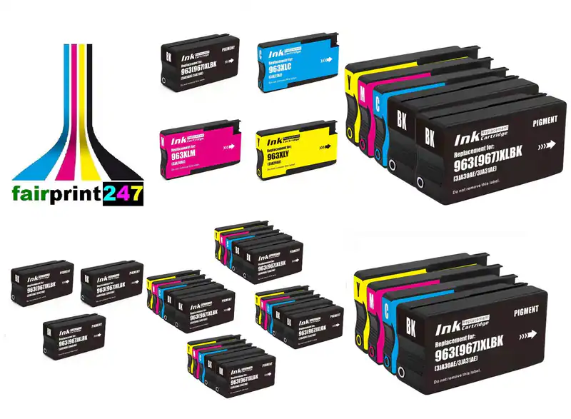 XXL-Patronen für HP OfficeJet Pro 9010 9012 9013 9014 9015 Chipversion 07/2026